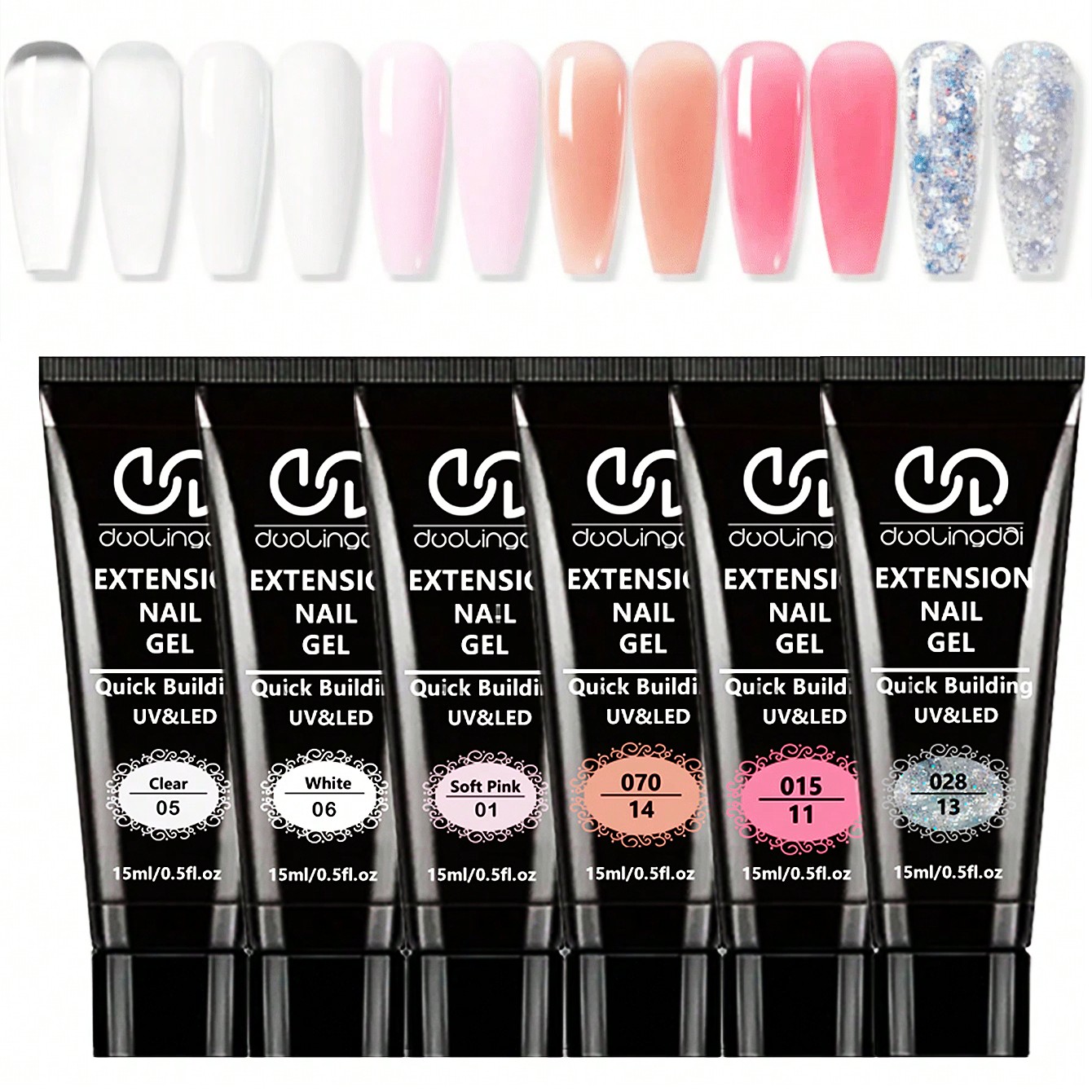 Polygel Nail Kit - Kit de uñas de Gel de