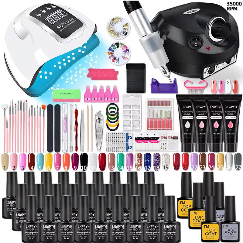 Polygel Nail Kit - Kit de esmalte de uñas, Kit