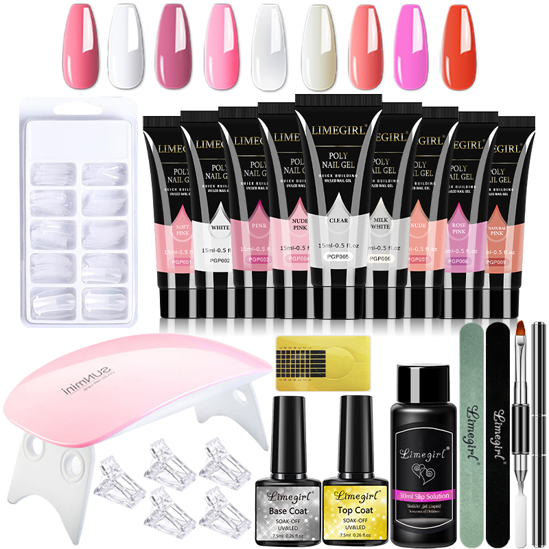 Polygel Nail Kit - Kit de Gel de uñas de
