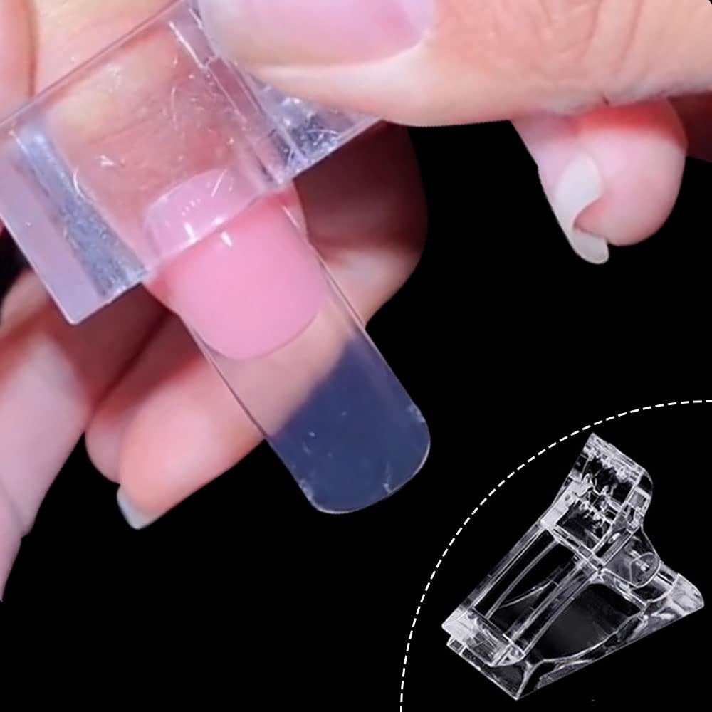 Polygel Nail Kit - Clip de puntas de uñas para