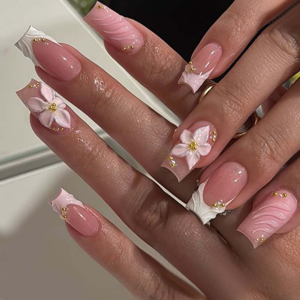 Nail Art Y2K - 24 piezas por caja. Uñas postizas