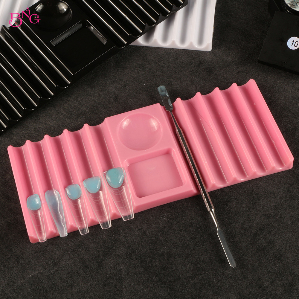 Nail Art Motif - Soporte Doble para Herramientas de Uñas
