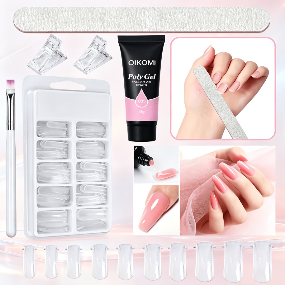 Polygel Nail Kit - Kit de Extensión de Uñas de
