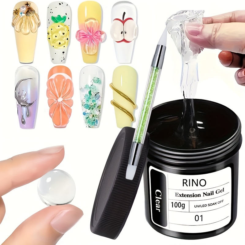 Nail Art Halal - Gel de Uñas Transparente Antiadherente de