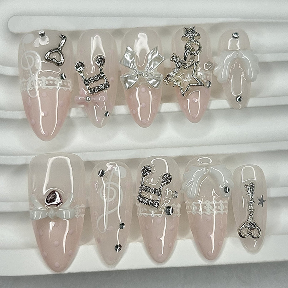 Nail Art Y2K - 10 piezas Retro lindo 3D alas