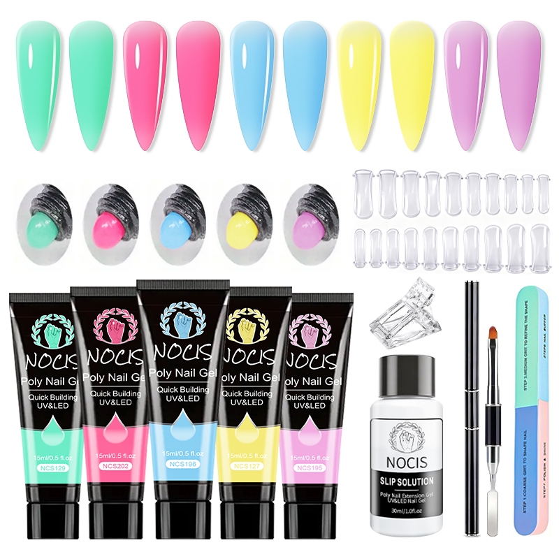 Polygel Nail Kit - Kit de Gel para Uñas NOCIS