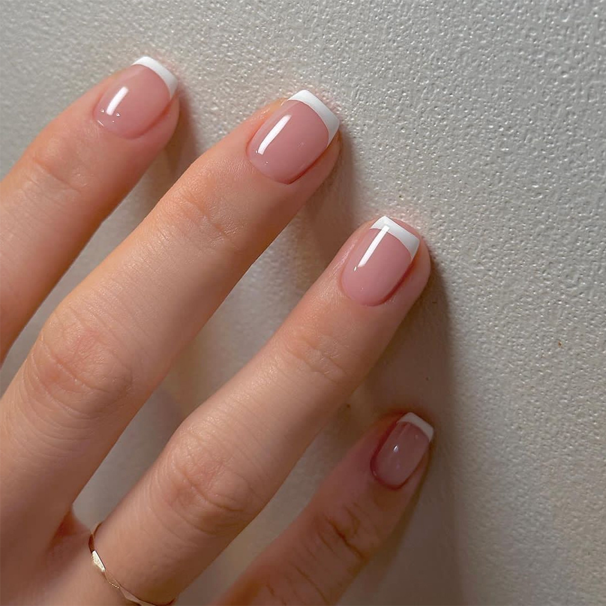 Nail Art Y2K - Juego de 24 Uñas Postizas Cortas