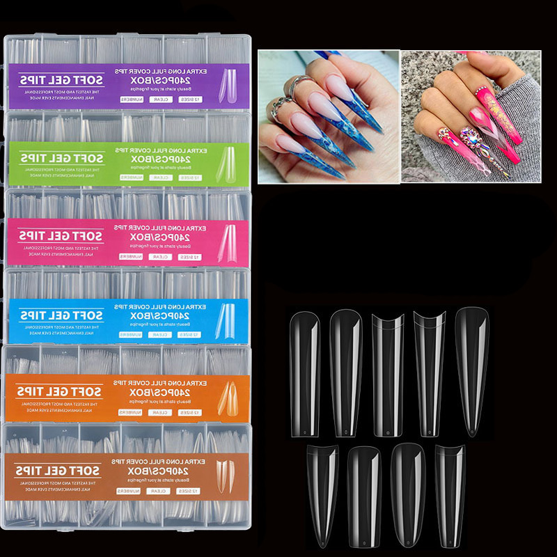 240 piezas de uñas postizas XX - Nail Art Xxl reseña y precio