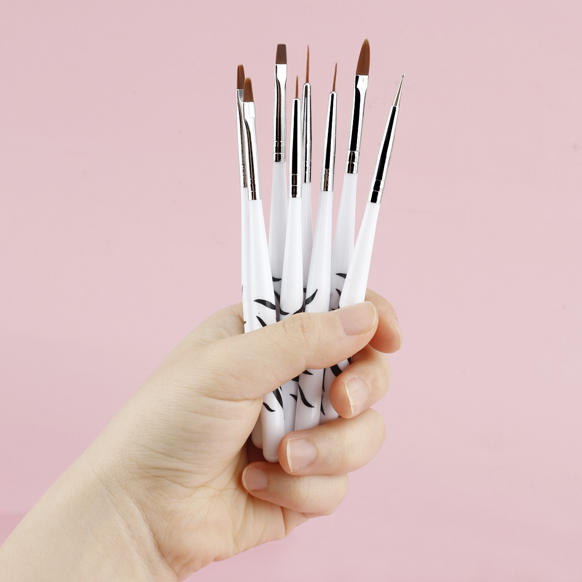 8 piezas de pinceles para arte - Polygel Nail Kit reseña y precio
