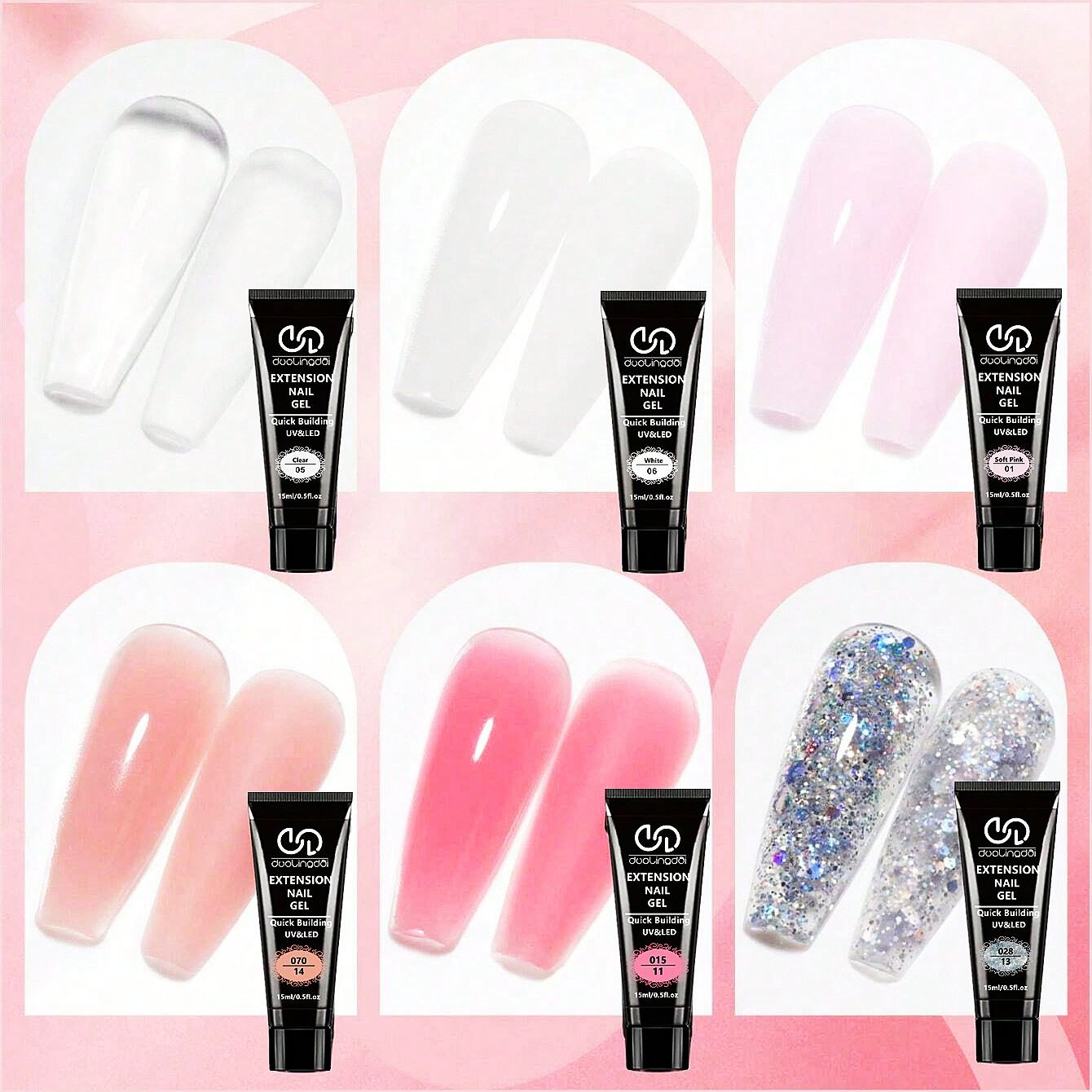 Kit de uñas de Gel de extensió - Polygel Nail Kit reseña y precio