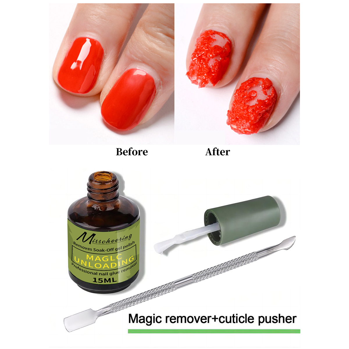 Kits de 2 uds., removedor mági - Polygel Nail Kit reseña y precio