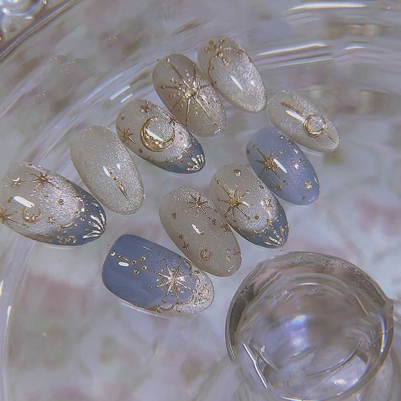 24 Uñas Postizas Adornadas con - Nail Art Y2K reseña y precio
