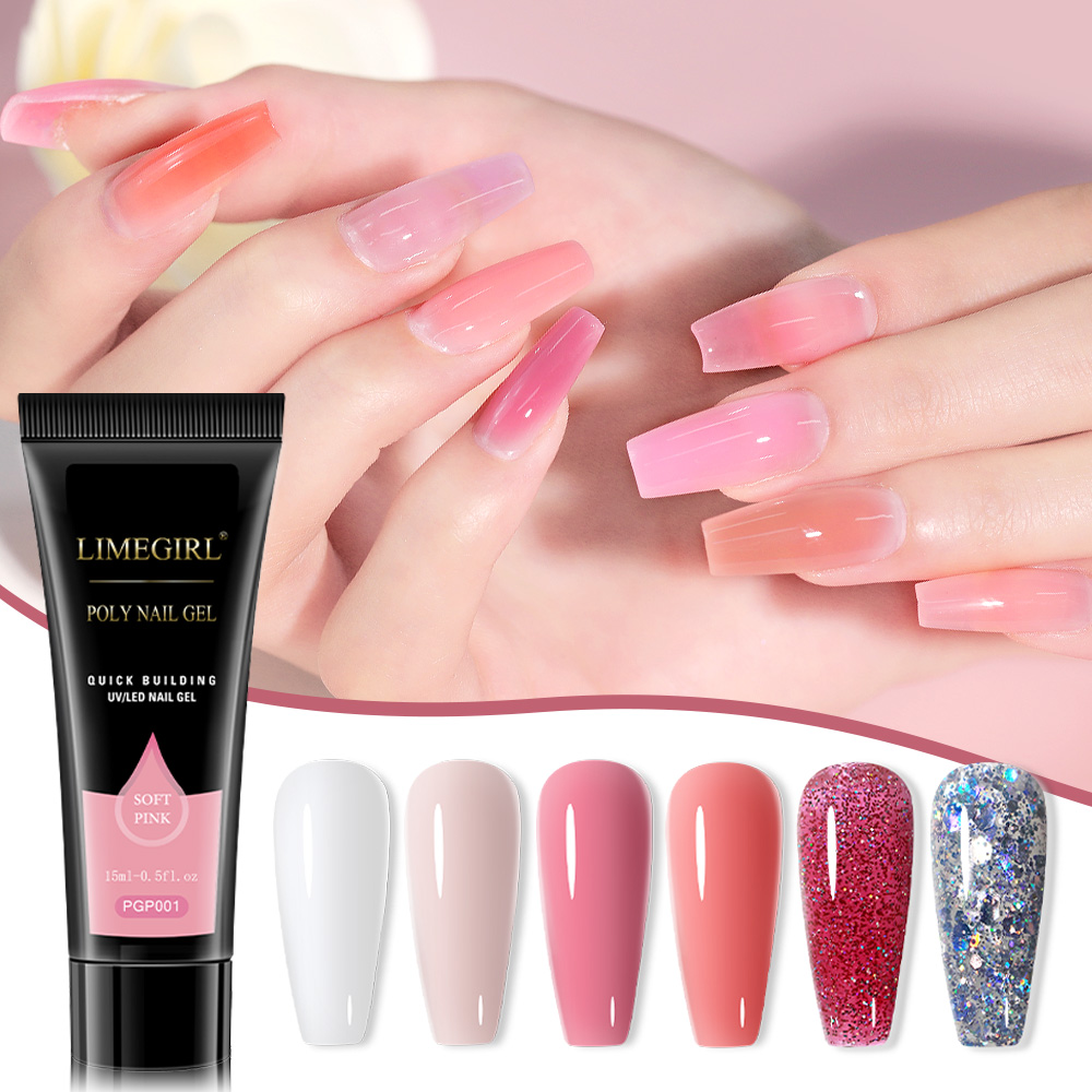 Juego de gel para uñas de poli - Polygel Nail Kit reseña y precio