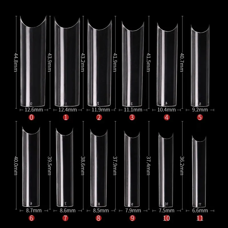240 unids/caja XXL puntas de u - Nail Art Xxl reseña y precio