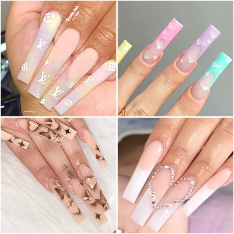 240 unids/caja XXL puntas de u - Nail Art Xxl reseña y precio