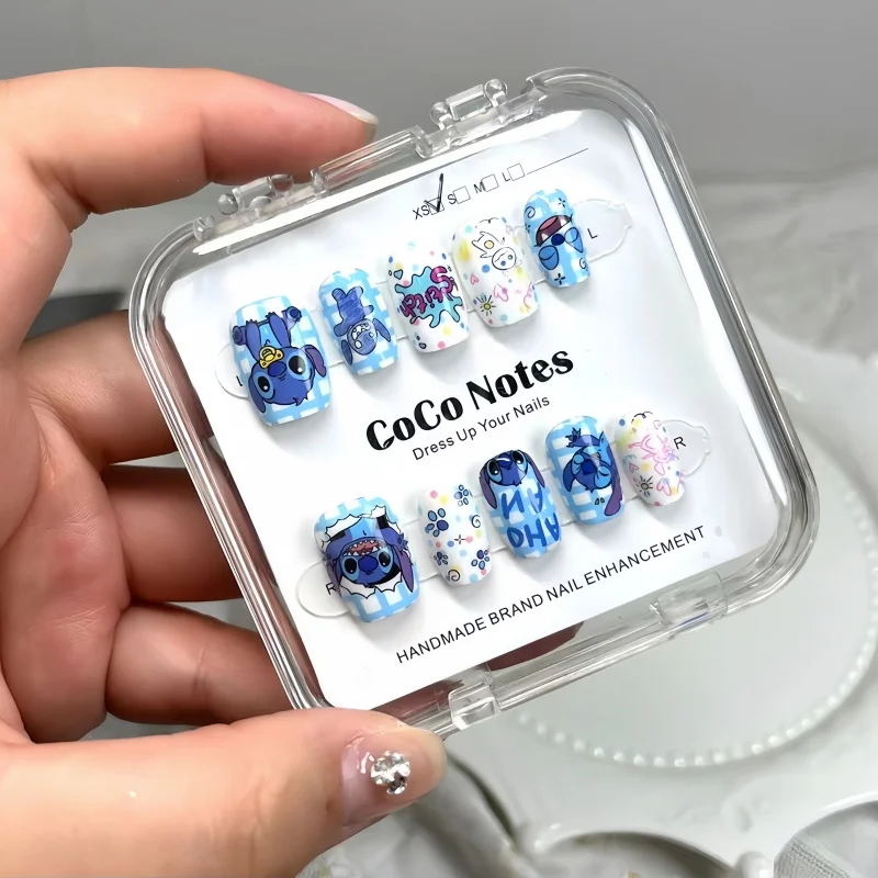 Uñas postizas de Disney Stitch - Nail Art Motif reseña y precio