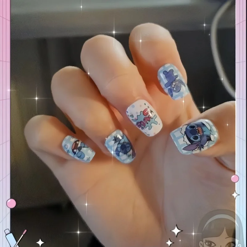 Uñas postizas de Disney Stitch - Nail Art Motif reseña y precio