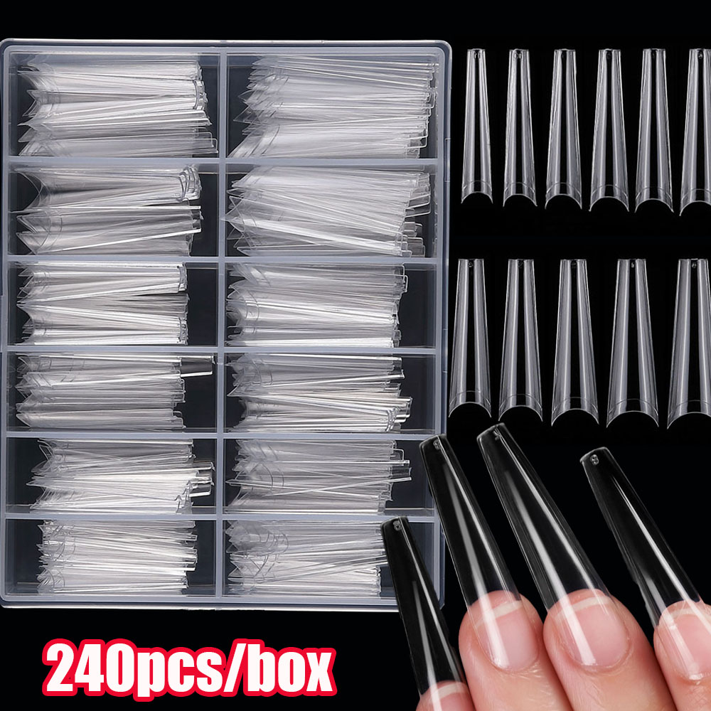 240 Uds. Puntas de uñas de ata - Nail Art Xxl reseña y precio