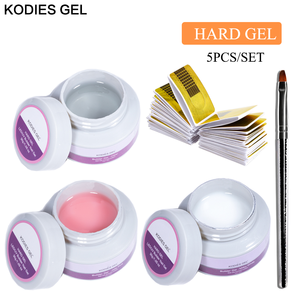 KODIES-Kit de manicura de GEL  - Polygel Nail Kit reseña y precio