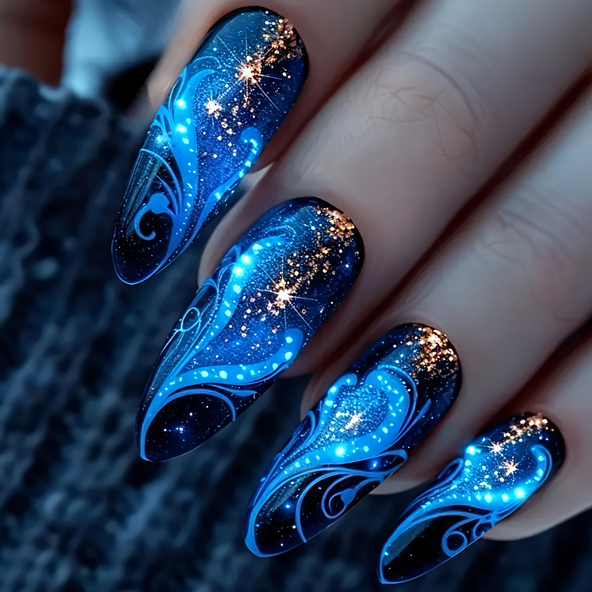 24 Uñas Postizas Cortas, Media - Nail Art Y2K reseña y precio