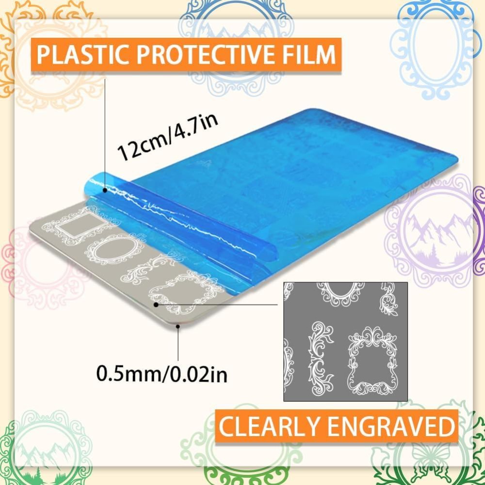 3 Placas de Estampado de Uñas  - Nail Art Motif reseña y precio
