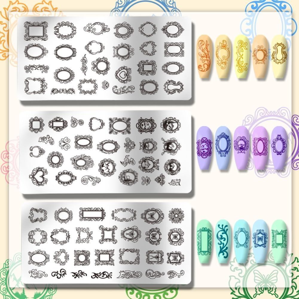 3 Placas de Estampado de Uñas  - Nail Art Motif reseña y precio