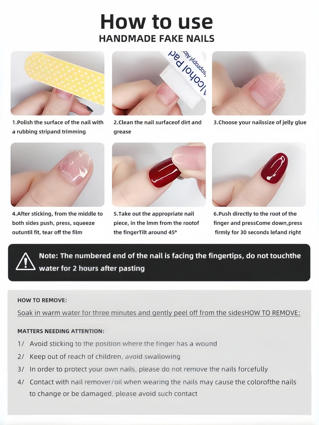 10 Uñas Postizas en Forma de A - Nail Art Y2K reseña y precio