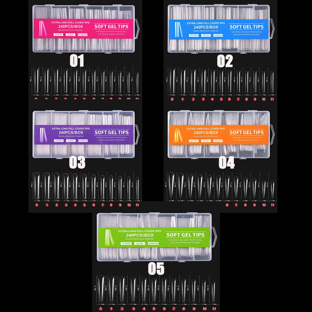 240 Uñas Postizas Acrílicas Tr - Nail Art Xxl reseña y precio