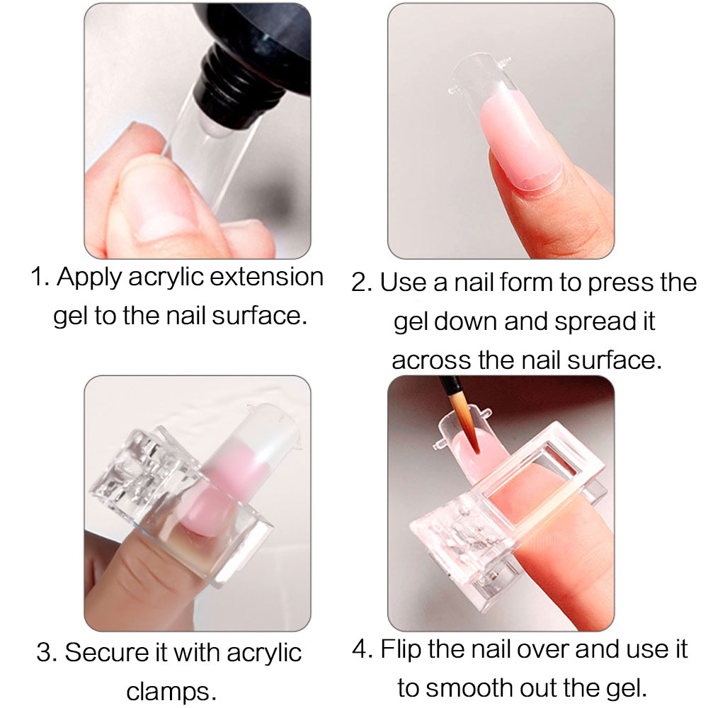 5 Uds. Puntas de Gel Poliviníl - Polygel Nail Kit reseña y precio