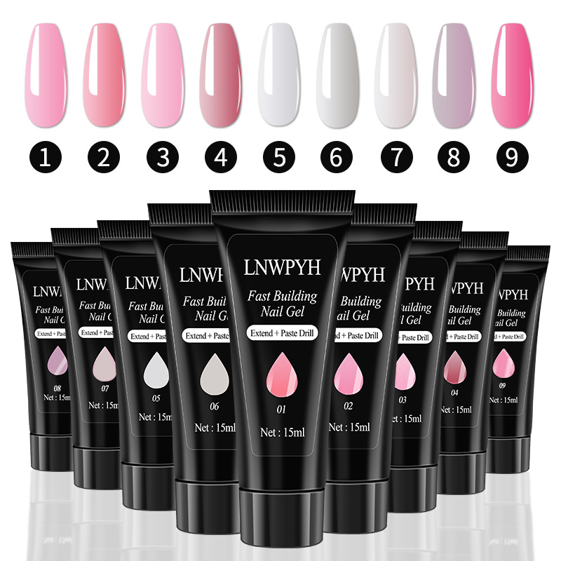 Juego de esmalte de uñas de Ge - Polygel Nail Kit reseña y precio