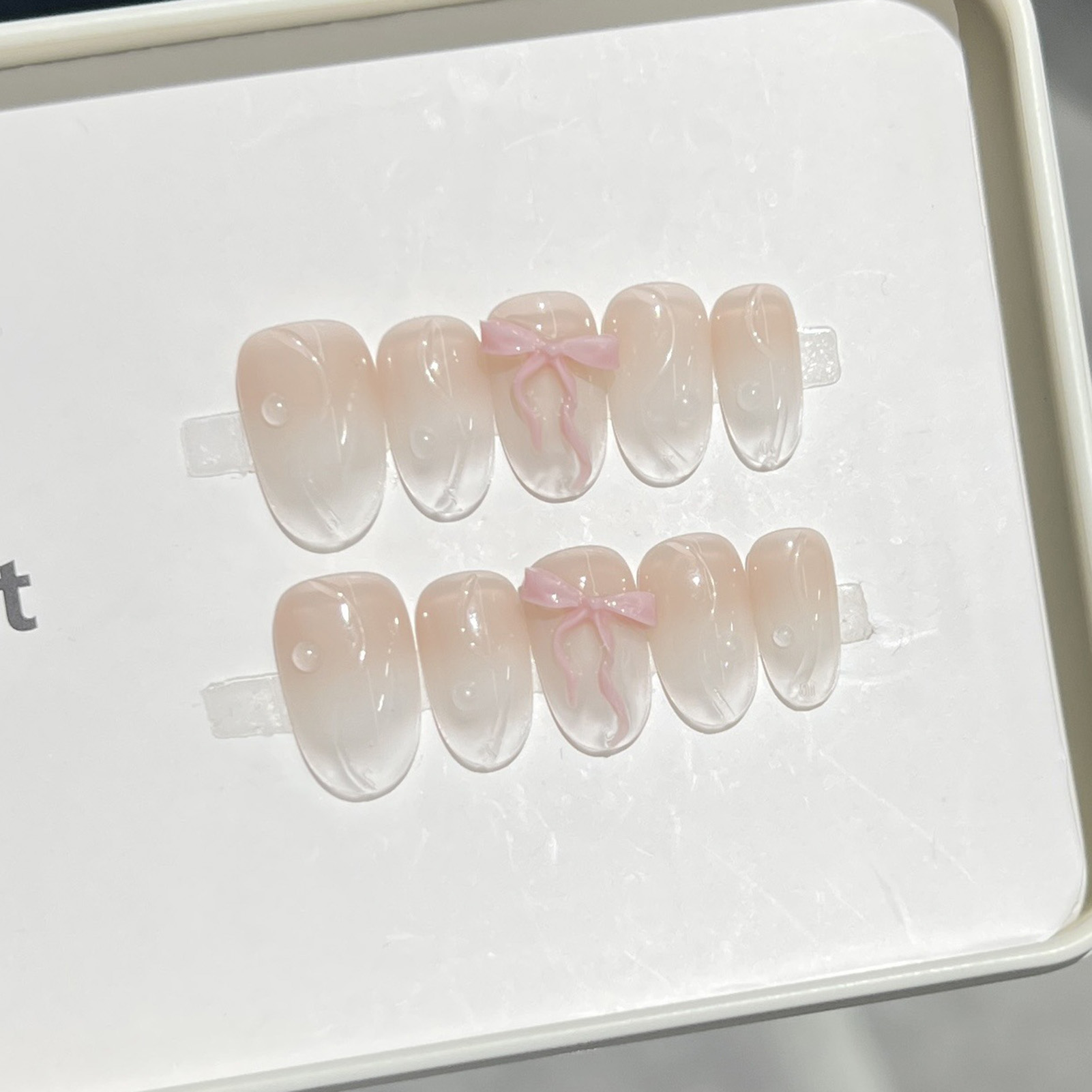10 Uds. De uñas postizas de al - Nail Art Y2K reseña y precio