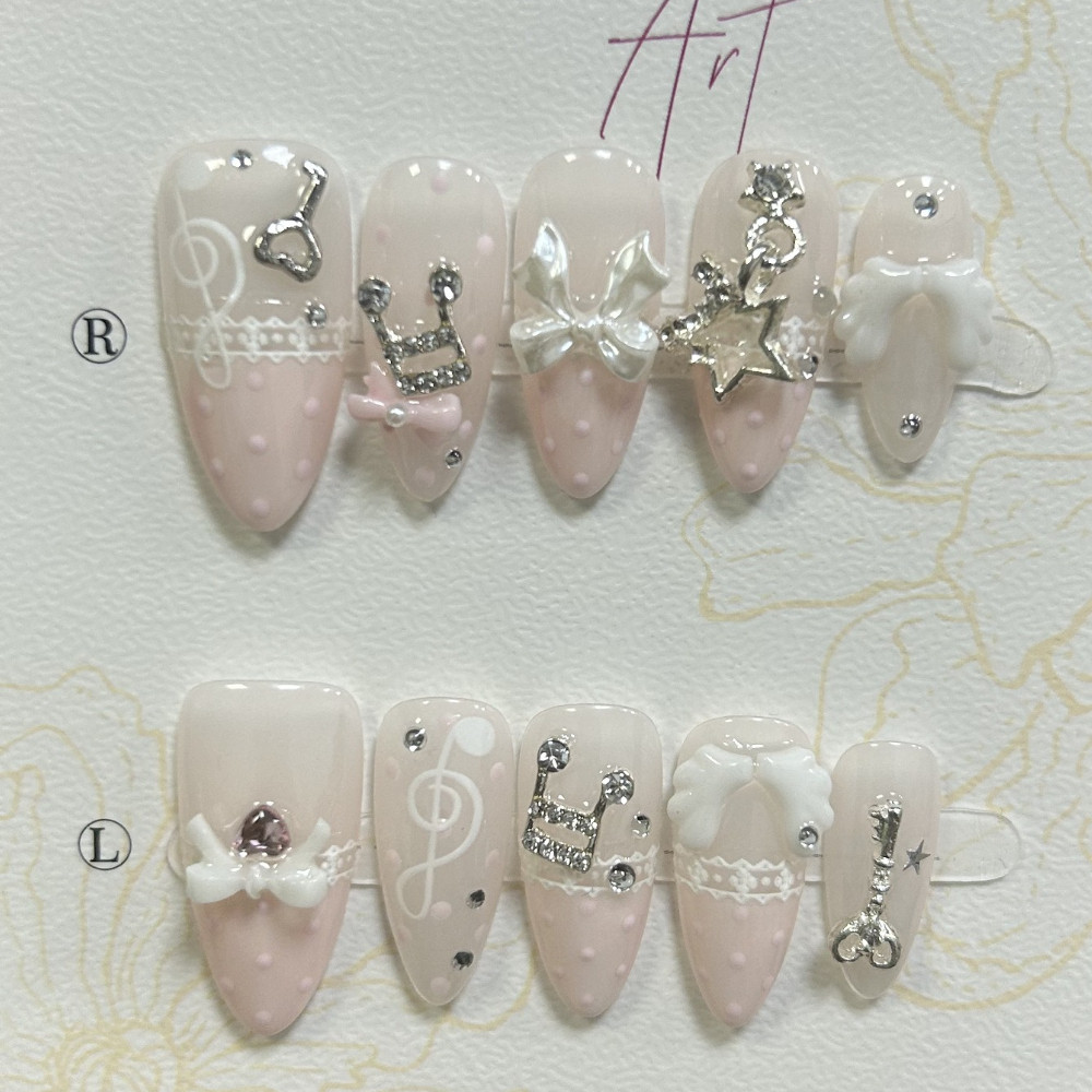 10 piezas Retro lindo 3D alas  - Nail Art Y2K reseña y precio