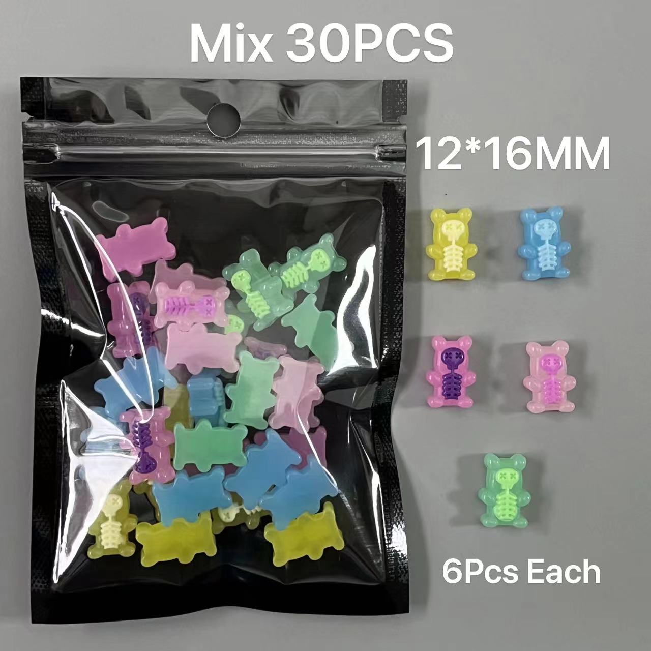 30 Uds mezcla de dibujos anima - Nail Art Xxl reseña y precio