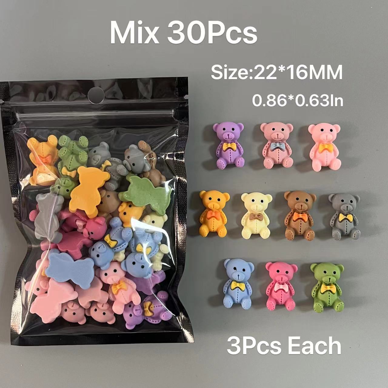 30 Uds mezcla de dibujos anima - Nail Art Xxl reseña y precio