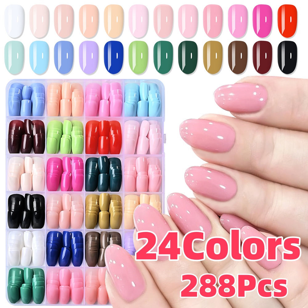 24 Colores (288 Piezas) Uñas P - Nail Art Y2K reseña y precio