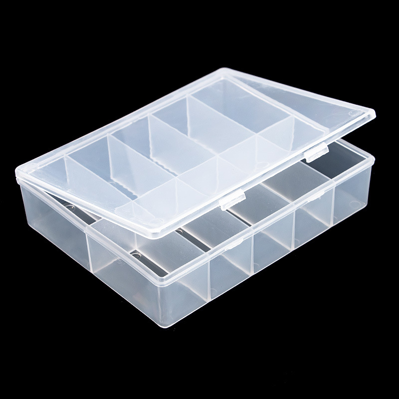 Caja de almacenamiento transpa - Nail Art Motif reseña y precio