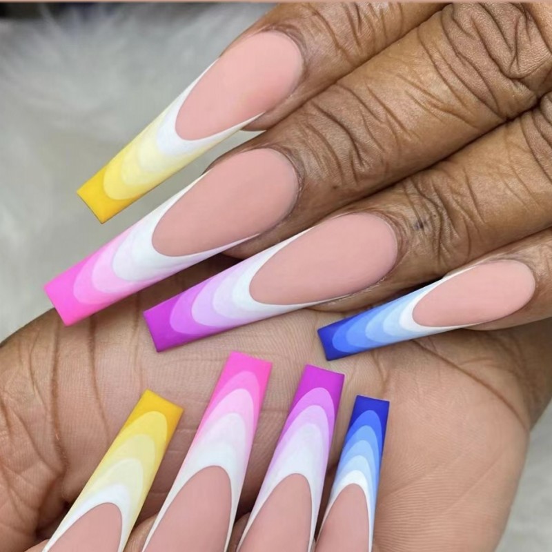 Uñas postizas cortas y mediana - Nail Art Y2K reseña y precio