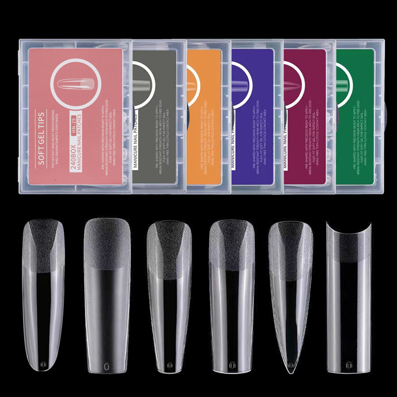 240 Uds XXL cuadrado largo cub - Nail Art Xxl reseña y precio