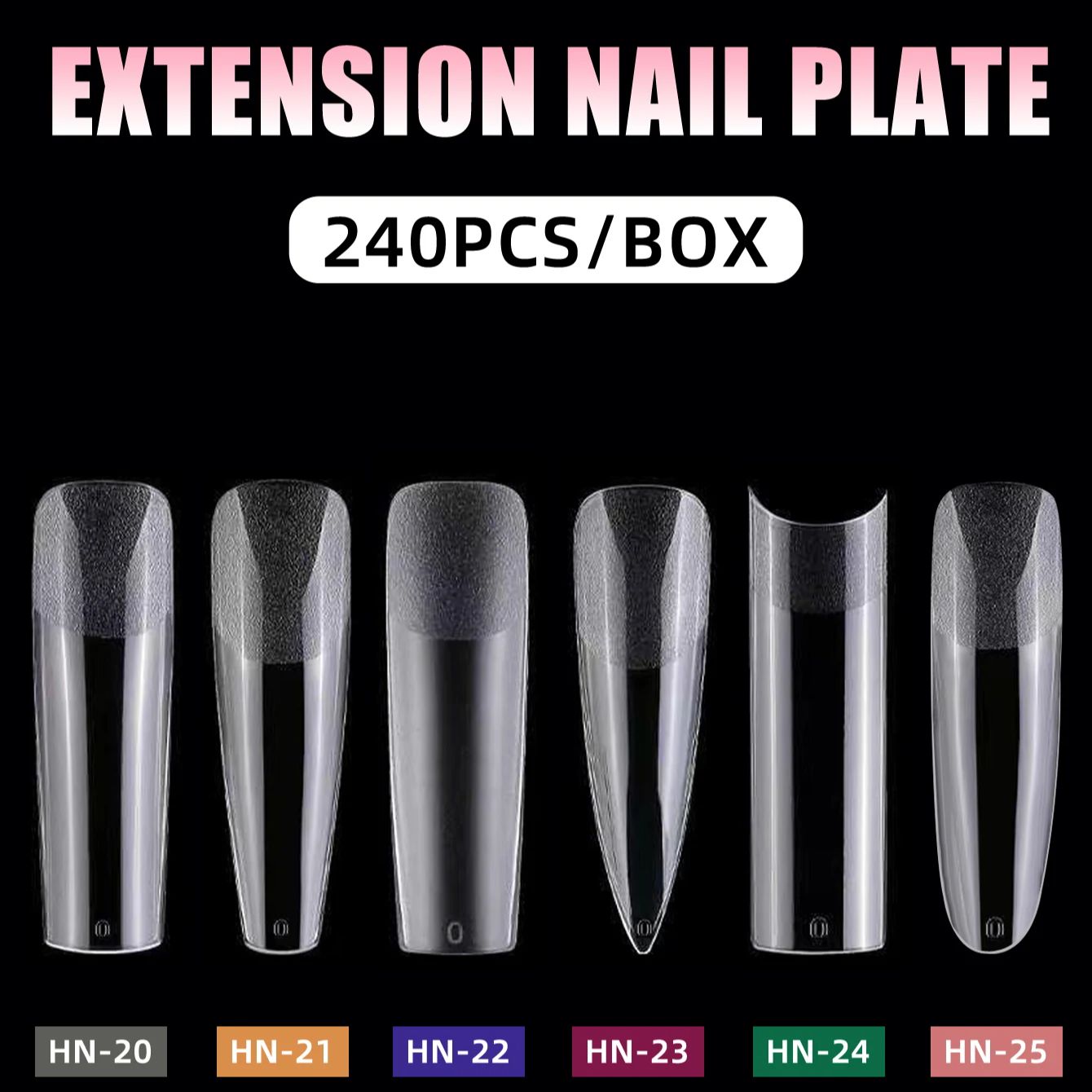 240 Uds XXL cuadrado largo cub - Nail Art Xxl reseña y precio
