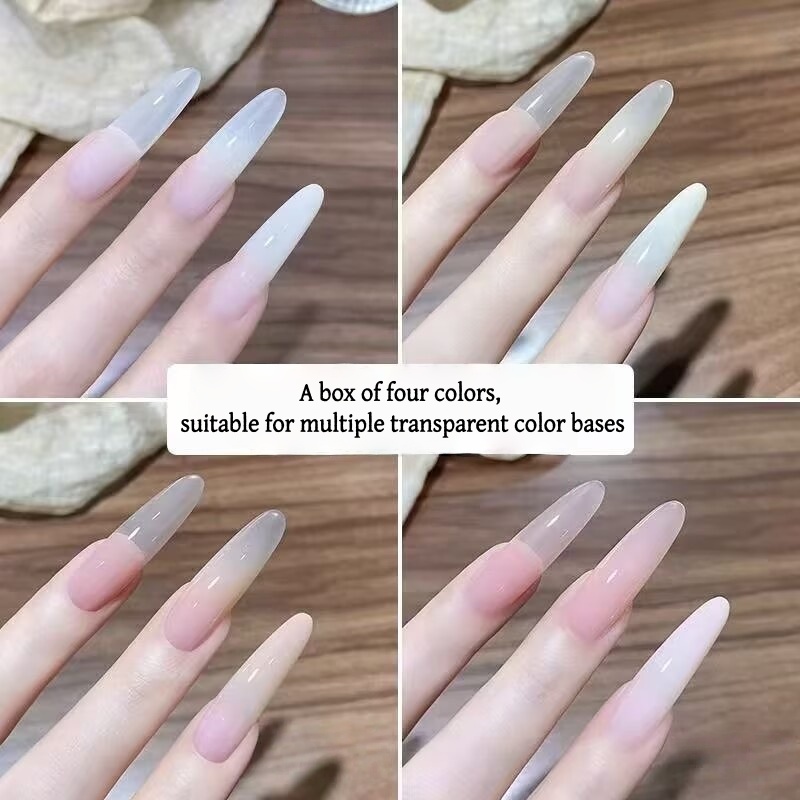 Gel de uñas de 4 colores con d - Nail Art Halal reseña y precio
